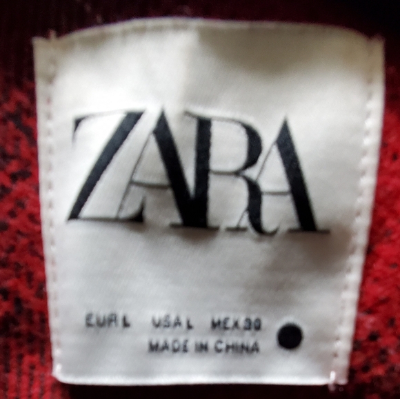 ZARA Plaid Shacket L - Picture 8 of 9